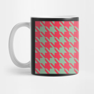 Orchard Houndstooth - Red and Green Mug